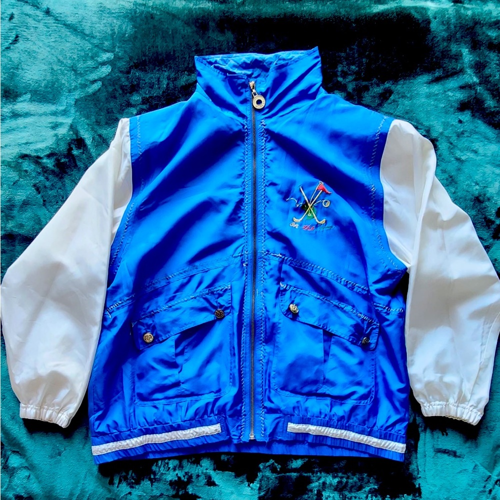 Mureli Blue on the green jacket size:large